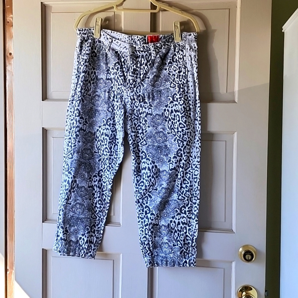 Black and White Capri's by Christina.  Size 12